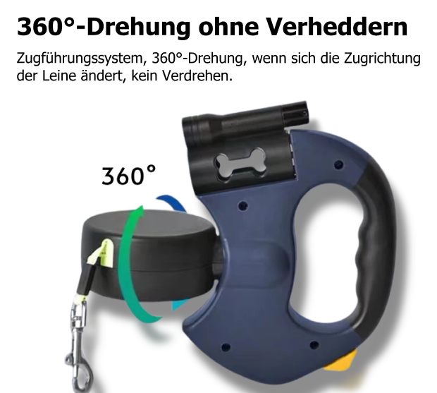 Flexi-Leine für zwei Hunde – Kontrolle und Sicherheit